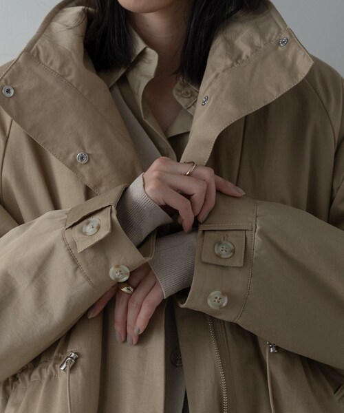 INDIVI GALLEST モッズコート コート フィッシュテールキルトコート