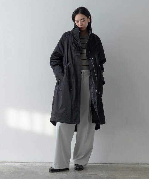 INDIVI GALLEST モッズコート コート フィッシュテールキルトコート