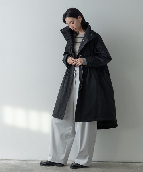 INDIVI GALLEST モッズコート コート フィッシュテールキルトコート