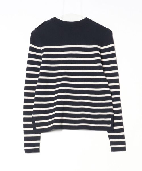 「COMPTOIR DES COTONNIERS」 ボーダー柄長袖ニット 7 ブルー レディース_画像2