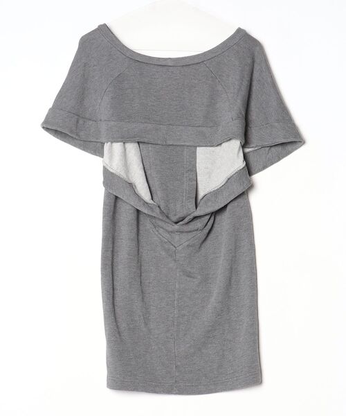 「AHCAHCUM.muchacha」 ノースリーブワンピース 36 グレー レディース_画像2
