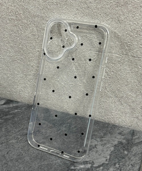 Alite cloth（アリーテクロス） スマホケース ドットクリアiPhone