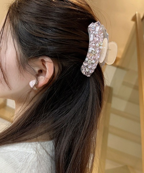 Port（ポート） ヘアクリップ 「 」 ビジュー＆パールデコ バンス