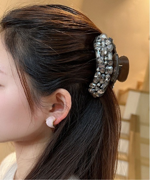 Port（ポート） ヘアクリップ 「 」 ビジュー＆パールデコ バンス