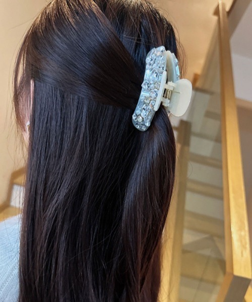 Port（ポート） ヘアクリップ 「 」 ビジュー＆パールデコ バンス