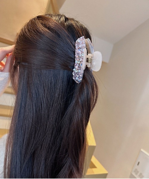 Port（ポート） ヘアクリップ 「 」 ビジュー＆フェイクパールデコ