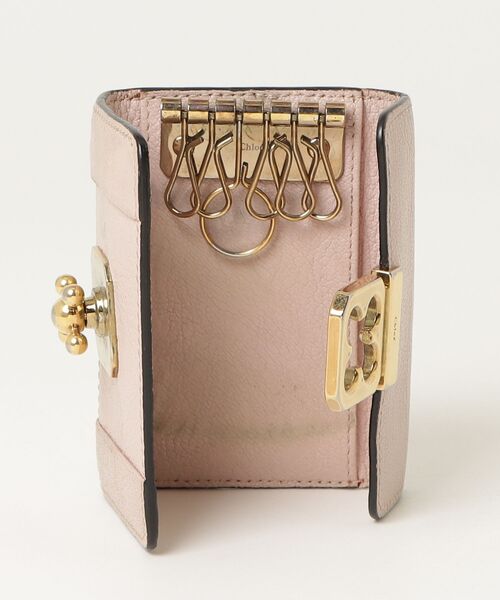 Chloe（クロエ） エルシー 6連 キーケース - ピンク レディース