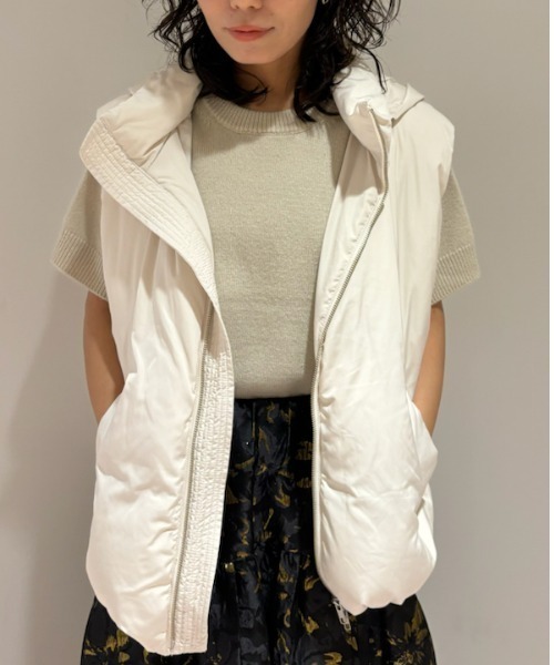 ミラオーウェンダウンベスト Mila Owen（ミラオーウェン） ダウンベスト FREE アイボリー