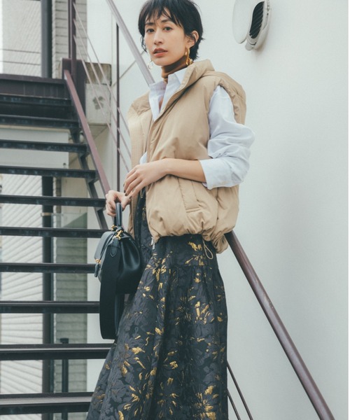 ミラオーウェンダウンベスト Mila Owen（ミラオーウェン） ダウンベスト FREE アイボリー