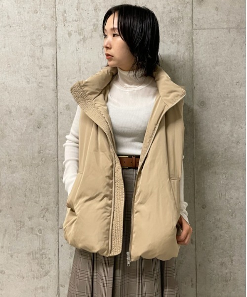 Mila Owen(ミラオーウェン) ダウンベスト FREE アイボリー Mila Owen(ミラオーウェン) ダウンベスト FREE アイボリー