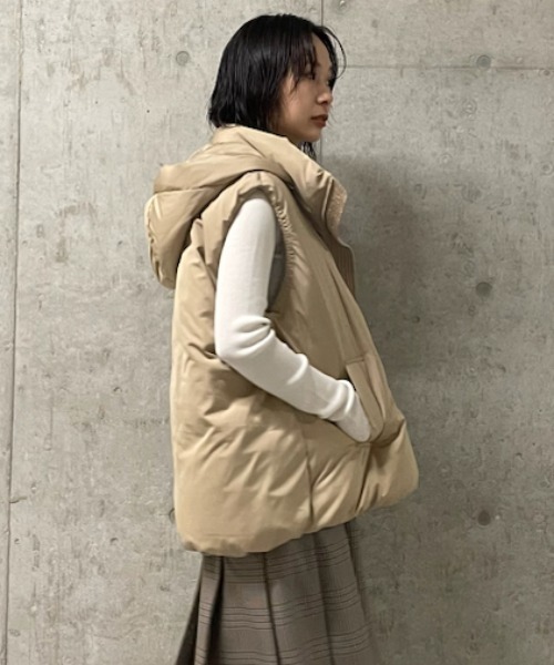 Mila Owen（ミラオーウェン） ダウンベスト FREE アイボリー