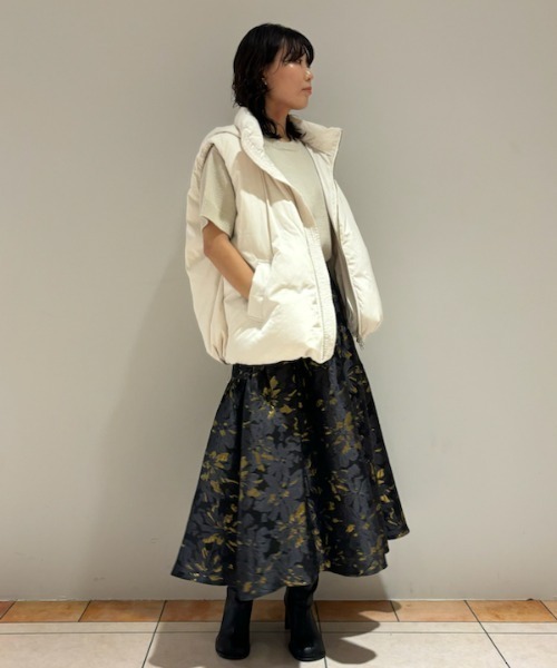 Mila Owen（ミラオーウェン） ダウンベスト FREE アイボリー