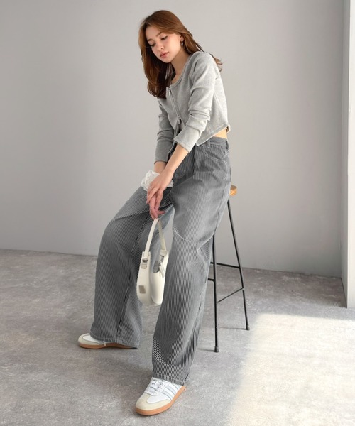 ヒッコリーパンツ レディース（レディースファッション