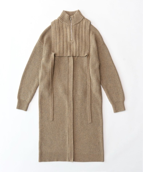 「MAISON SPECIAL」 コンビワンピース FREE ブラック レディース_画像6