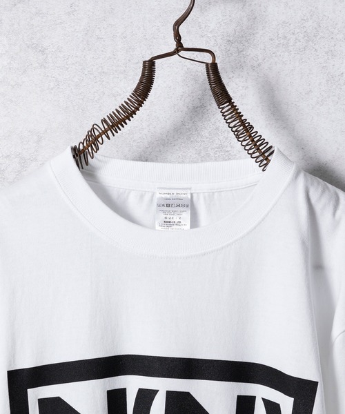 ナンバーナイン　編み込みTシャツ　長袖　2　ホワイト　カットソー NUMBER (N)INE（ナンバーナイン） 「NUMBER (N)INE」 長袖Tシャツ 2