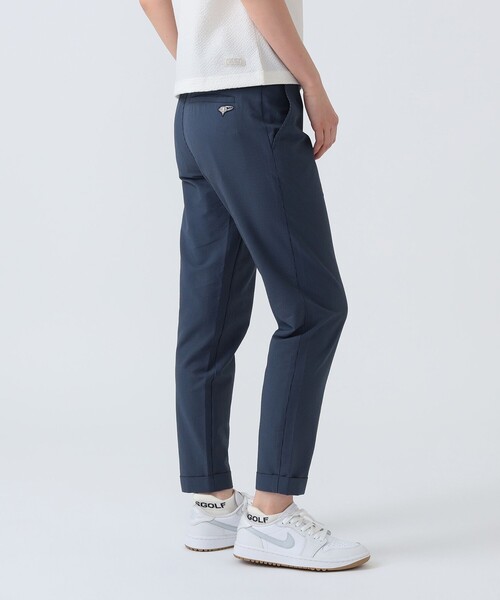 パンツ PURPLE LABEL / 裾ダブル ストライプ柄 ストレッチ パンツ レディース_2