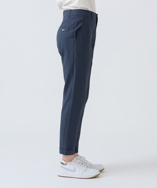 パンツ PURPLE LABEL / 裾ダブル ストライプ柄 ストレッチ パンツ レディース_9