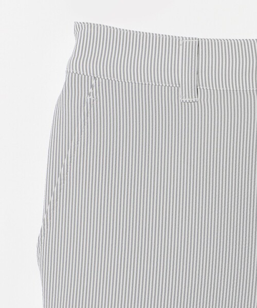 パンツ PURPLE LABEL / 裾ダブル ストライプ柄 ストレッチ パンツ レディース_12