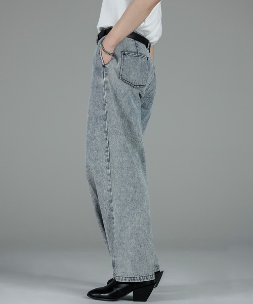 「ADRER」 デニムパンツ MEDIUM ブラック メンズ_画像5