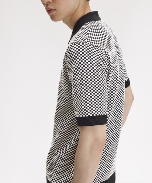 FRED PERRY（フレッドペリー） ポロシャツ Chequerboard Button