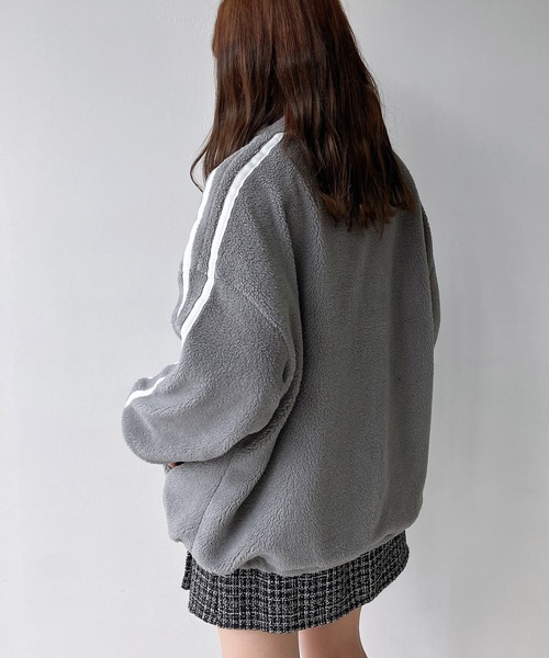 「AS KNOW AS plus」 ブルゾン FREE グレー レディース_画像2