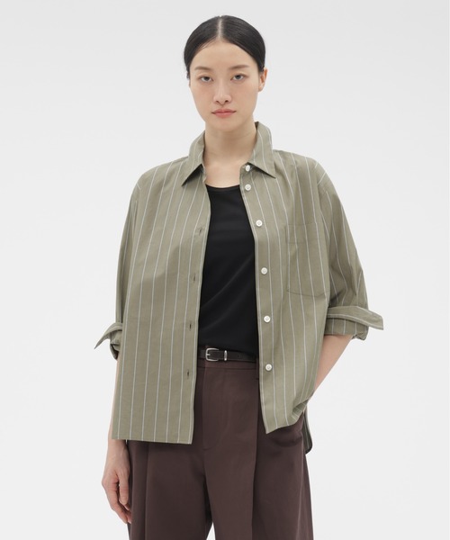 MARGARET HOWELL（マーガレットハウエル） ブラウス シャツ WIDE