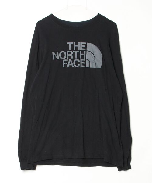 THE NORTH FACE（ザ ノースフェイス） 長袖Tシャツ L ブラック×グレー 