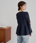 「titivate」 長袖ニット M オフホワ...の詳細画像4