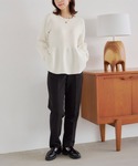 「titivate」 長袖ニット M オフホワ...の詳細画像5