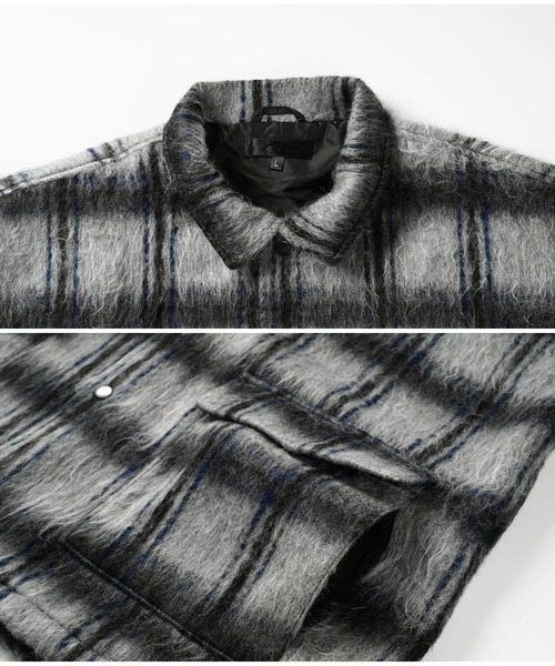 「JIGGYS SHOP」 「Beno」ジャケット MEDIUM グレー メンズ_画像6