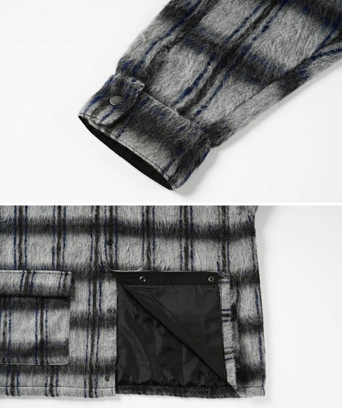 「JIGGYS SHOP」 「Beno」ジャケット MEDIUM グレー メンズ_画像7