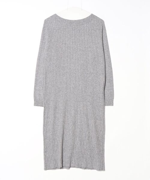 「VICKY」 ニットワンピース 2 グレー レディース_画像2