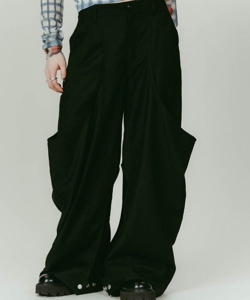 Knuth Marf（クヌースマーフ） パンツ high-boot detail pants(unisex