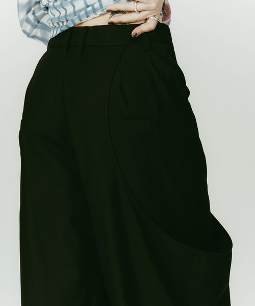 Knuth Marf（クヌースマーフ） パンツ high-boot detail pants(unisex