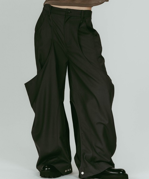 Knuth Marf（クヌースマーフ） パンツ high-boot detail pants(unisex