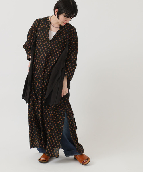 journal standard luxe / ジャーナルスタンダードラックス | 2022SS | 60リネンワッシャー ポンチョ カットソー | F | ブラウン | レディース journal standard luxe / ジャーナルスタンダードラックス | 2022SS