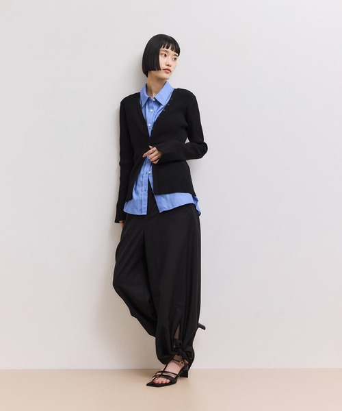 今期　S/S  新品　タグ付き未開封　アダムエロペ　2wayカーディガン ADAM ET ROPE'（アダムエロペ） カーディガン 「WEB限定」2WAYリブ
