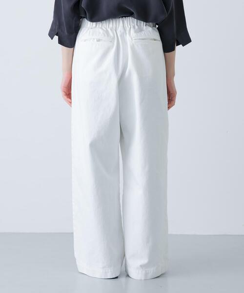 かぐれ パンツ ホワイトデニムワイドパンツ レディース : ZOZOTOWN