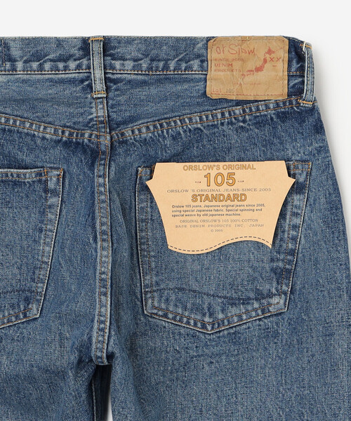ジーンズ orSlow | 105 STANDARD SELVEDGE DENIM 2YEAR WASH MEN メンズの画像