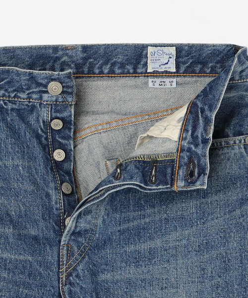 ジーンズ orSlow | 105 STANDARD SELVEDGE DENIM 2YEAR WASH MEN メンズの画像