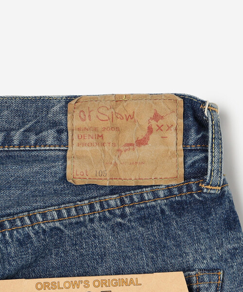 ジーンズ orSlow | 105 STANDARD SELVEDGE DENIM 2YEAR WASH MEN メンズの画像