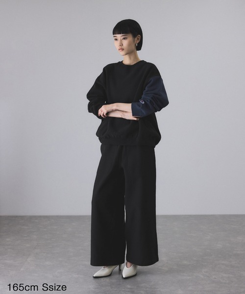 「Champion」 スウェットパンツ S オフホワイト レディースの画像