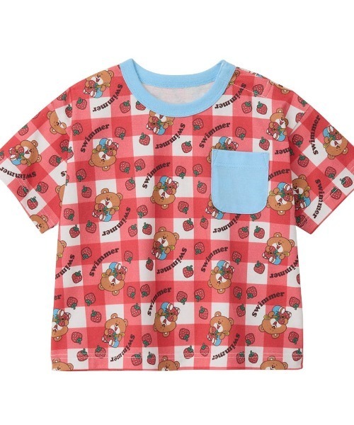 Swimmer キッズ服 計19点 SWIMMER（スイマー） tシャツ SWIMMERコラボ 総柄半袖Tシャツ キッズ
