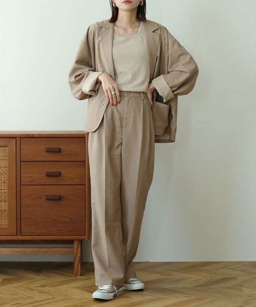 「NOAHL」 パンツ M ベージュ レディース_画像9