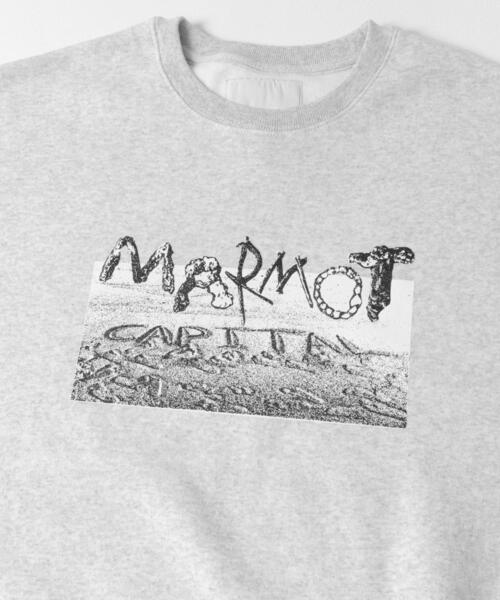「MARMOT CAPITAL」 スウェットカットソー X-LARGE グレー メンズ_画像6