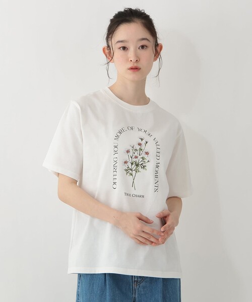 Afternoon Tea（アフタヌーンティー） tシャツ フラワープリントT