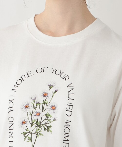 Afternoon Tea（アフタヌーンティー） tシャツ フラワープリントT