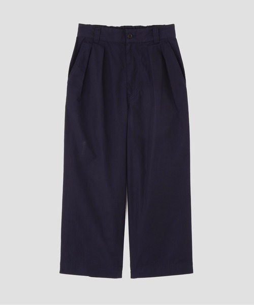 ワイドパンツ パンツ FINE COMPACT COTTON POPLIN レディースの画像