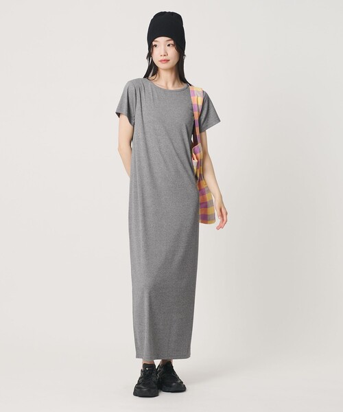 BEAUTY＆YOUTH UNITED ARROWS ワンピース 半袖 「WEB限定」リブ
