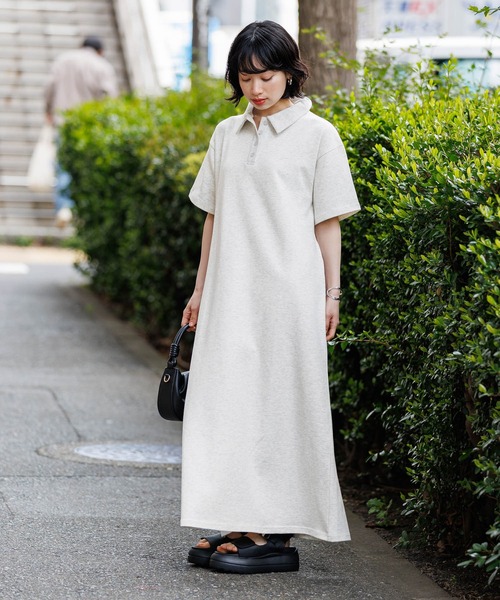 ワンピース 「WEB限定」機能性ポンチポロカットワンピース | BAYFLOW